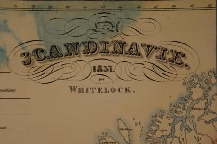 Scandinavie 1837 par Whitelock 