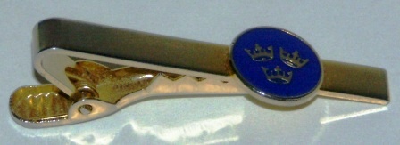 Mid 20th century tie holder from SAL (Swedish American Line). 
