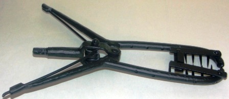 Early 20th century eel fork made of metal.