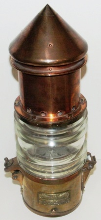 20th century beacon made by AGA Gasaccumulator Stockholm, System Dalén. Made of brass and copper.