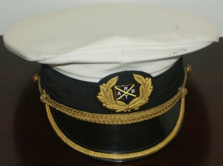 20th century merchant Navy Officer's cap from the Swedish shipping company REDERI AB TRANSATLANTIC. 