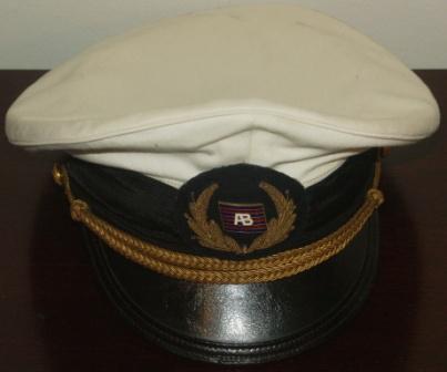 20th century merchant Navy Officer's cap from the Swedish shipping company BROSTRÖM. 
