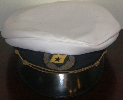 20th century merchant Navy Officer's cap from the Swedish shipping company SYDSVENSKA BOGSER & REDERI AB.