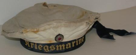 Salvaged WWII cap from the German Navy "Kriegsmarine". 