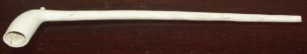 Mid 18th century clay pipe without marks