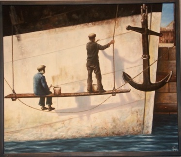 Painting the hull 