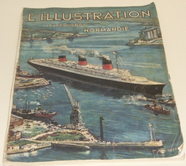 L'illustration le Paquebot NORMANDIE of the French Line/Cie Générale Transatlantique. Rich in illustrations and incl documentary facts.