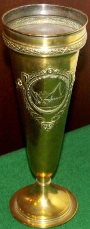 Early 20th century trophy from a regatta. Made in brass.