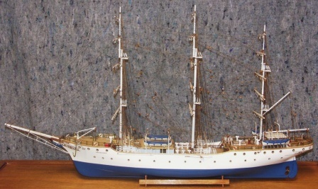 20th century built model depicting the full-rigged Norwegian sail-training vessel CHRISTIAN RADICH of Oslo.