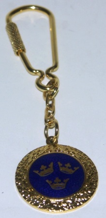 Mid 20th century key-chain from SAL (Swedish American Line).