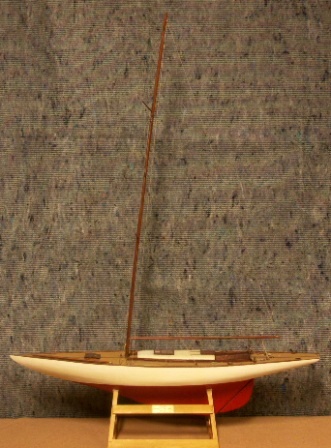 20th century yacht-model depicting the sailing yacht SILJA 1929, Scale 1:20. Designed by Johan Anker. 