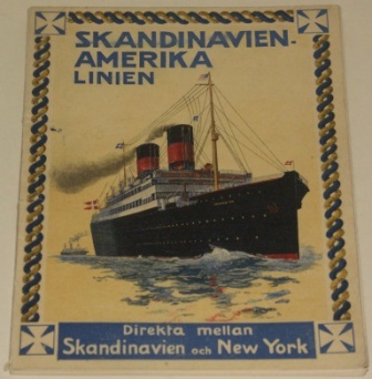 Skandinavien-Amerika Linien booklet. Incl general information and illustrations.
