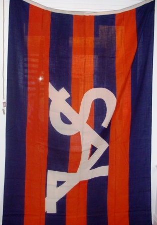 20th century cotton flag from the South African Line (S.A.L.). 