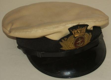 20th century Royal British Navy Officer's cap.