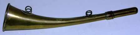 Early 20th century brass foghorn.