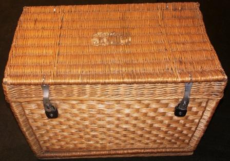 Early 20th century intertwined traveller trunks