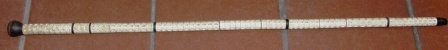 19th century sailor-made walking stick. Made of shark bone.