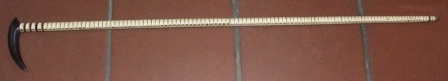 19th century sailor-made walking stick. Made of shark bone.