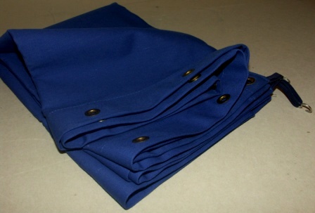 Large stock of unused high quality cloth made to be used onboard HMS Småland when mooring ashore.