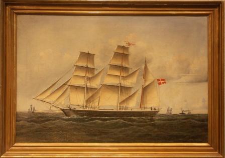 The Danish three-masted barque MEDEA 