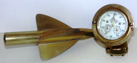 20th century Walker's Cherub Mark III ship log in solid brass, made by Thos. Walker & Son Ltd., Birmingham. 