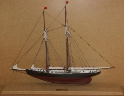 20th century built model depicting ELSIE of Gloucester, Massachusetts built 1910.