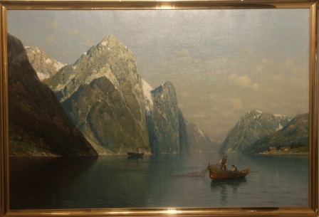 Local fishermen in a Norwegian Fjord