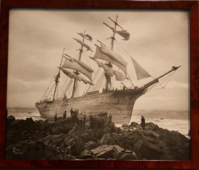 The barque GLENBERVIE stranded at Lizard 1902 