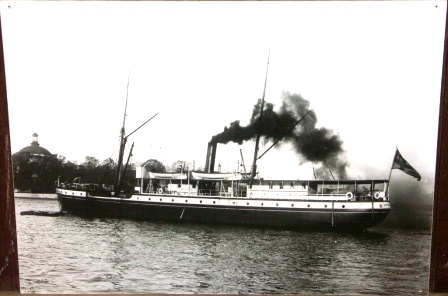 S/S Hudiksvall (ex Örnsköldsvik), built 1849 in Motala, Sweden. 