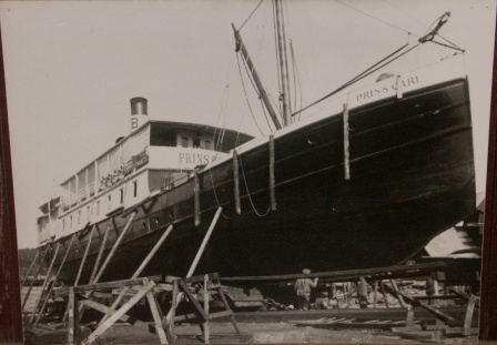 S/S Prins Carl on slipway 