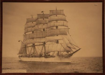 The Swedish four-masted barque VIKING, built 1906 in Copenhagen