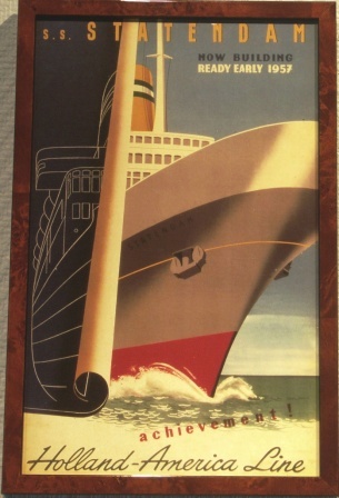 Depicting S.S. Statendam, Holland-America Line