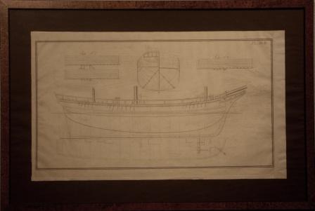 Hull construction drawing