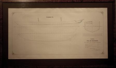 "Planch VI. Ritning till en skonert om circa 80 svåra läster", original drawing dated Gothenburg June 26, 1862